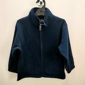 Navy full zip fleece