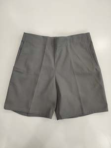 Ashburton Intermediate School: Grey Shorts - 1/2 elastic