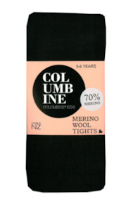 Columbine - Merino Wool Tights Black