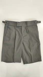 Grey Shorts- Side Tab (Buckle)