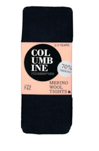 Columbine - Merino Wool Tights Navy