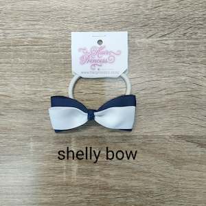 Navy/White Hair Accessories