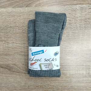 Boys Plain Grey Socks