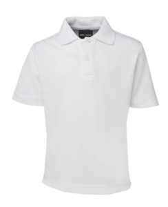 White Box Fit Polo Top- Girls