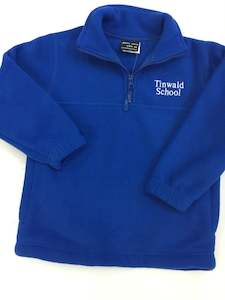 Tinwald School: Tinwald School-Royal Blue 1/2 Zip Fleece