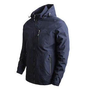 Men's Waterproof Jacket- Navy Blue | TOUCHANDCATCH NZ