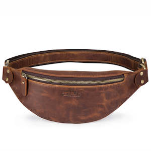 Genuine Leather Bumbag, Waist Bag, Chest Bag TC165 | TOUCHANDCATCH NZ