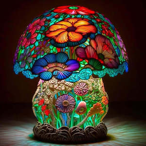 Stained Plant Big Mushroom Lamp
 | TOUCHANDCATCH NZ