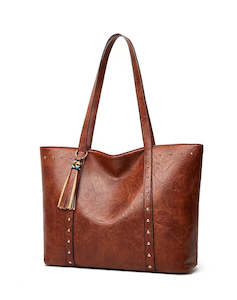 Vegan Leather Women's Tote Bag, Handbag 1967 | TOUCHANDCATCH NZ