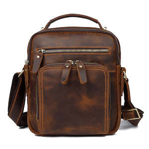 Men’s Genuine Leather Crossbody Bag, Messenger Bag TC2063 | TOUCHANDCATCH NZ