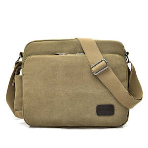 Men's Washed Canvas Crossbody Bag, Satchel TC661 | TOUCHANDCATCH NZ