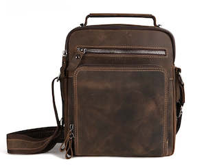 Men's Leather Crossbody bag, Satchel TC479 | TOUCHANDCATCH NZ