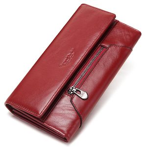 Women's Genuine Leather Trifold Purse 231 | TOUCHANDCATCH NZ