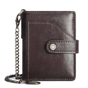 Handbag: Genuine Leather Bi-Fold RFID Wallet, Pop-up Card Holder TC8981| TOUCHANDCATCH NZ