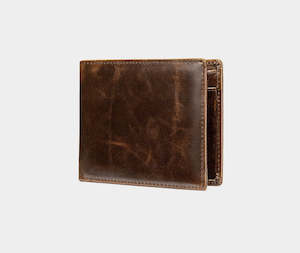 Genuine Leather RFID Bi-Fold Wallet 313 | TOUCHANDCATCH NZ