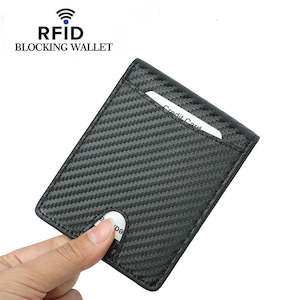 Men's RFID Carbon Fiber Wallet TC904 | TOUCHANDCATCH NZ