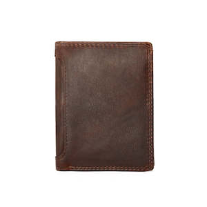 Men's RFID Genuine Leather Tri-Fold Wallet TC523 | TOUCHANDCATCH NZ