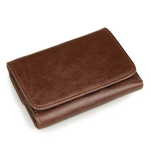 Genuine Leather Tri-fold RFID Wallet TC106 | TOUCHANDCATCH NZ