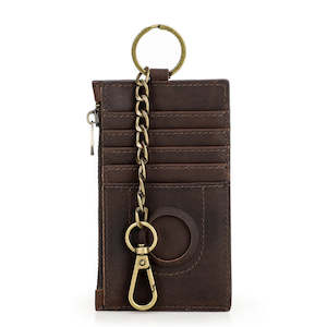 Genuine Leather RFID Wallet With AirTag Holder TC1058 | TOUCHANDCATCH NZ