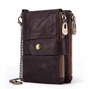 Genuine Leather RFID Bi-Fold Wallet 804 | TOUCHANDCATCH NZ