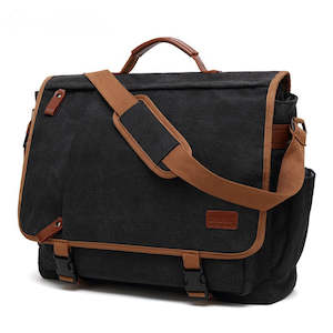 Anti-Splash Canvas 15.6" Laptop Bag, Crossbody Bag TC5112 | TOUCHANDCATCH NZ