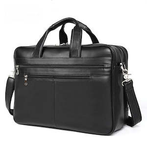 Genuine Leather Crossbody Bag , 17.6" Laptop Bag, Briefcase TC8319 | TOUCHANDCATCH NZ