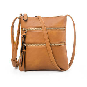 Vegan Leather Women's Crossbody Bag 669 | TOUCHANDCATCH NZ