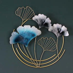 Home Decor, Metal Wall Art - Ginkgo Leaf Shape | TOUCHANDCATCH NZ