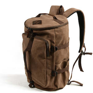 Canvas Travel Backpack, Gym Bag 801 | TOUCHANDCATCH NZ