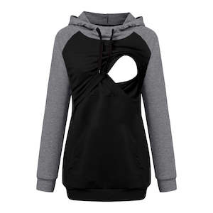 Maternity Breastfeeding Hoodie 9060 | TOUCHANDCATCH NZ