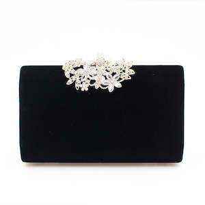 Velvet Clutch Bag, Evening Bag 1239 | TOUCHANDCATCH NZ