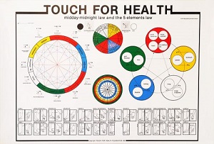 Touch For Health 5 Elements Wheel & Acupuncture Chart