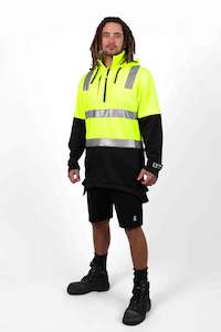 Tradesman Hi Vis Hoodie -Yellow