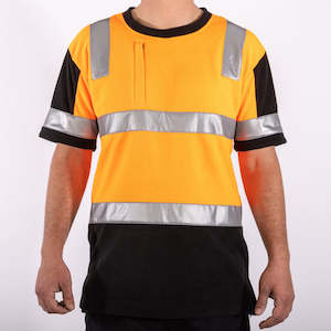 Get Fleeced - Orange Hi Vis Fleece Forestry T-Shirt