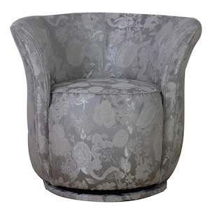 TNC Tub Swivel Chair, 1090 Silver Grey