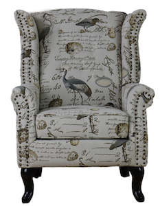 TNC Wing Chair, 2199S Birdsong