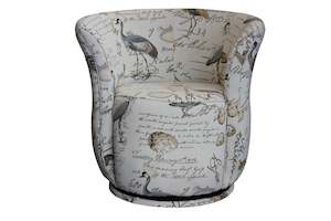 Furniture: TNC Tub Swivel Chair, 1090 Birdsong