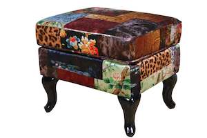 Furniture: TNC Ottoman, Patchwork 1090-O 55D