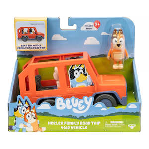 Toy: Bluey Heeler Family Road Trip 4wd Vehicle