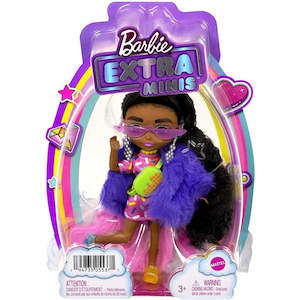 Barbie Extra Mini Purple Faux Fur Coat