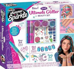 Toy: Cra-Z-Art Shimmer And Sparkle 3 In 1 Ulitmate Beauty Set