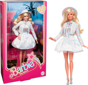 Toy: Barbie The Movie Collectible Doll, Margot Robbie as Barbie in Plaid Matching Set