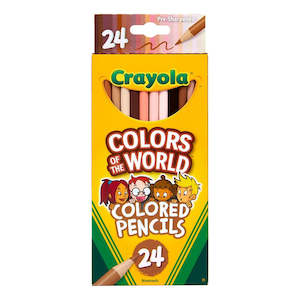 Toy: Crayola Colours of The World Colored Pencils 24 pack