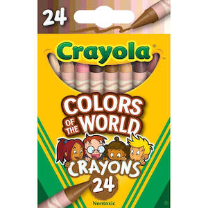 Toy: Crayola Colours of The World Crayons 24 pack