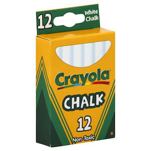 Toy: Crayola 12 Sticks White Chalk