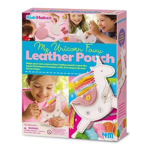 4M Kidz Maker My Own Unicorn Faux Leather Pouch