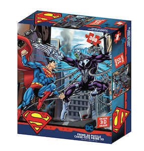 Toy: Prime3D Puzzle DC Comics Superman vs Electro (300pc)