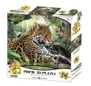 Prime 3D Lazy Amazon Afternoon 150 Piece Puzzle