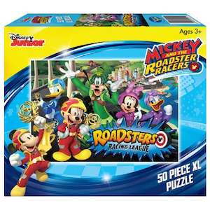 Toy: Mickey And The Roadster Racers 50 Piece Puzzle