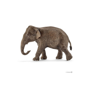 Schleich Asian Elephant Female (Brown Dot)